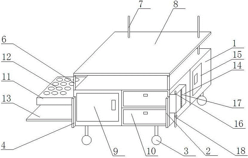 一种美术用绘画桌的制作方法与工艺