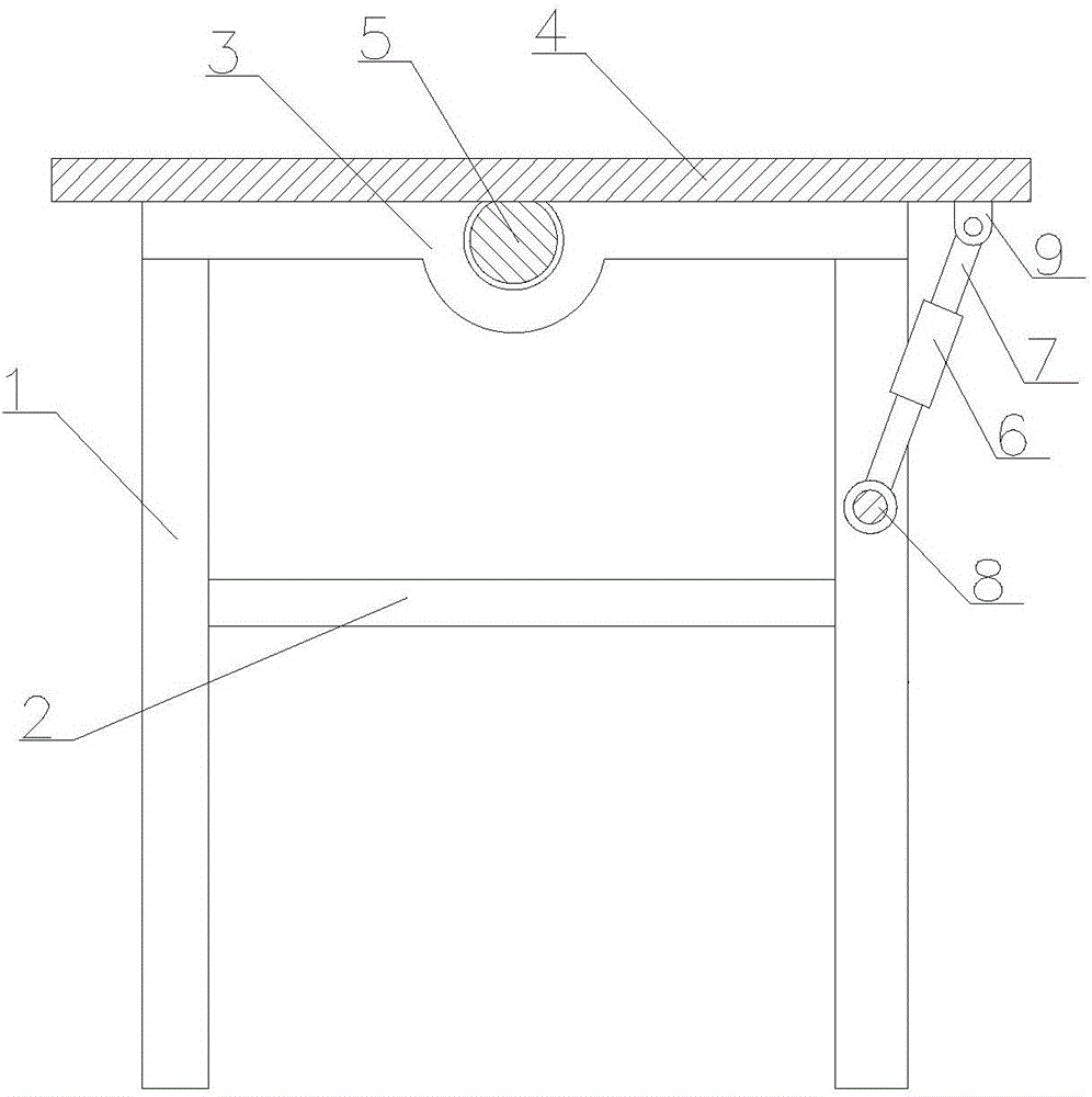 一种螺杆调节多功能课桌的制作方法与工艺