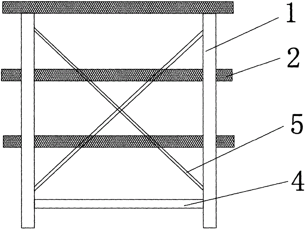 一種三層陽(yáng)臺(tái)花架的制作方法與工藝