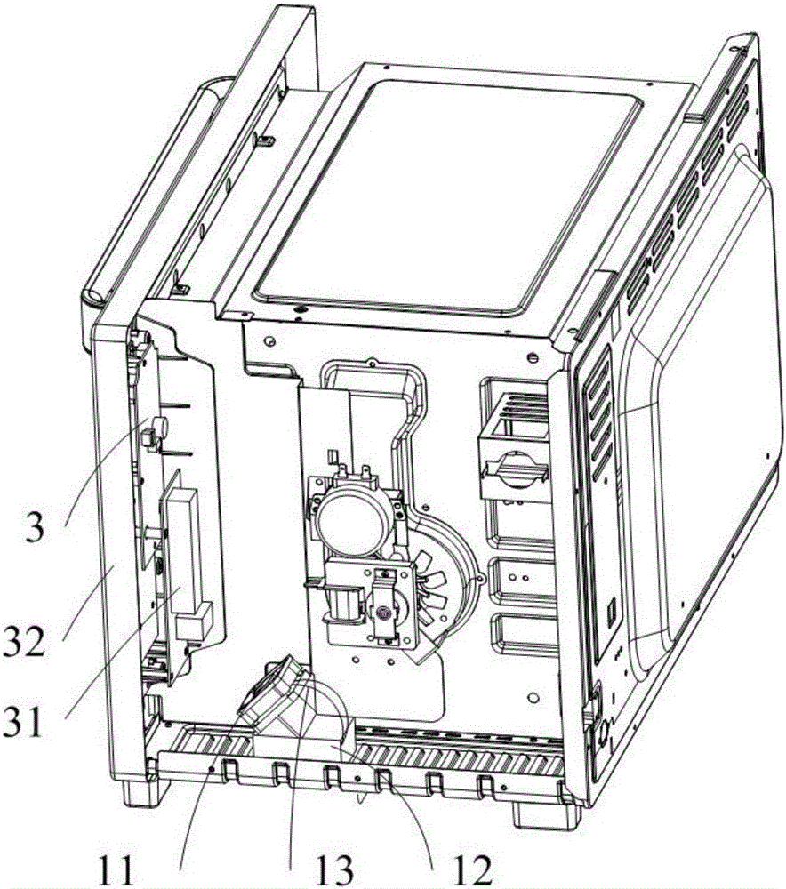 烤箱控制面板的散热系统和烤箱的制作方法与工艺