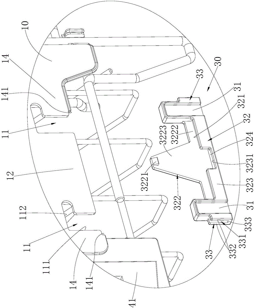 碗籃與導(dǎo)軌的連接結(jié)構(gòu)及洗碗機(jī)的制作方法與工藝