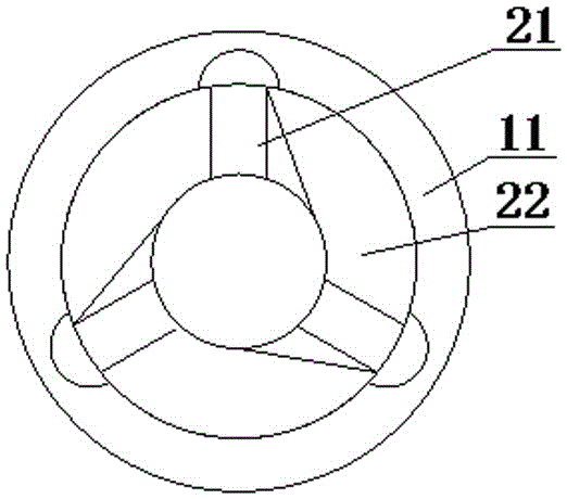 一种用于搅拌装置的连接主体部件和转动叶轮的连接装置的制作方法