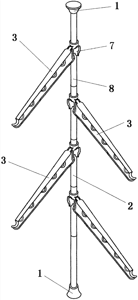 窗台晾衣架的制作方法与工艺