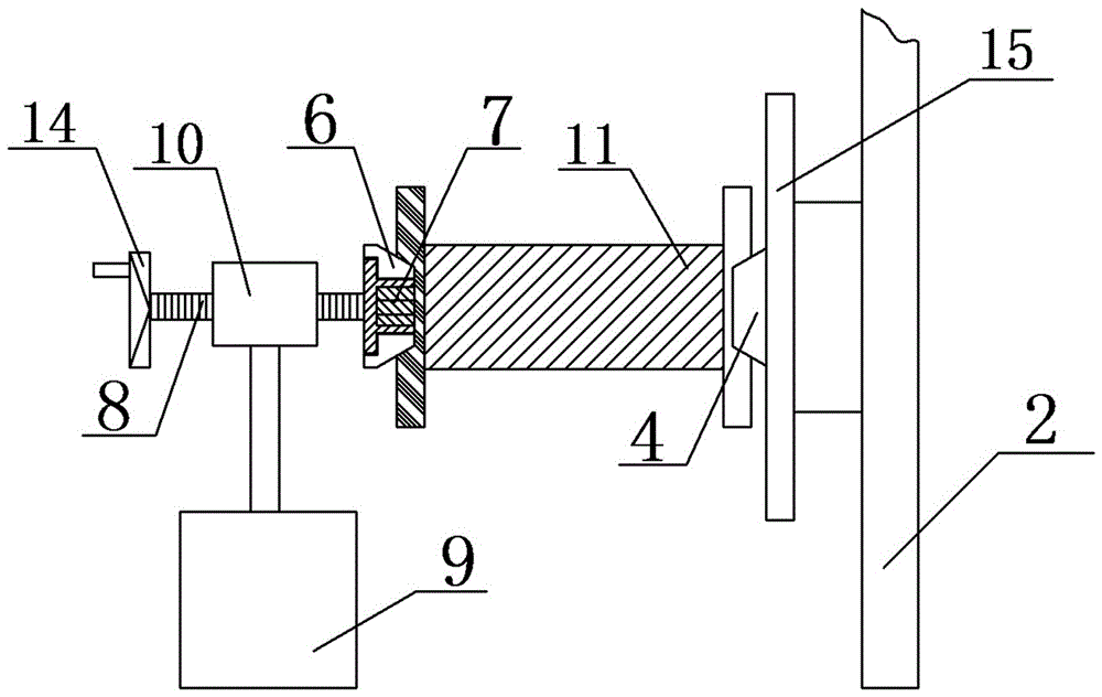 拉絲機(jī)收線裝置的制作方法