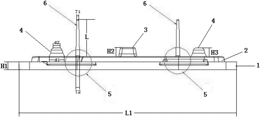 一種防縮松的高速鐵路底板模具的制作方法與工藝