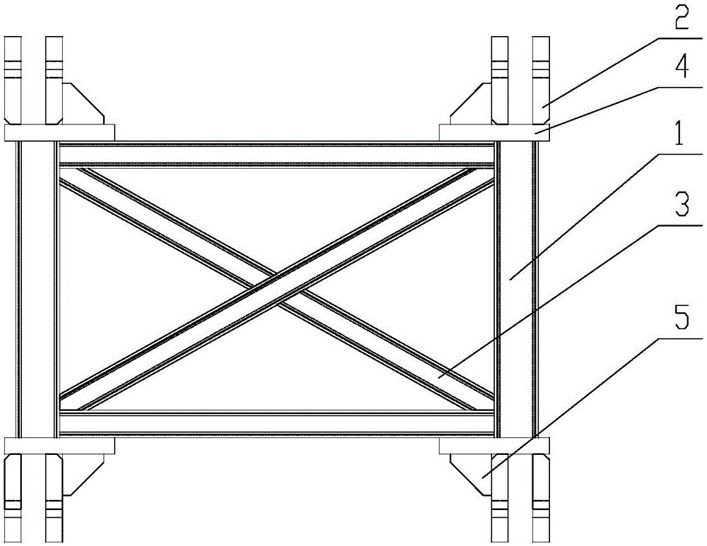 履帶吊主平臺(tái)專(zhuān)用工裝的制作方法與工藝