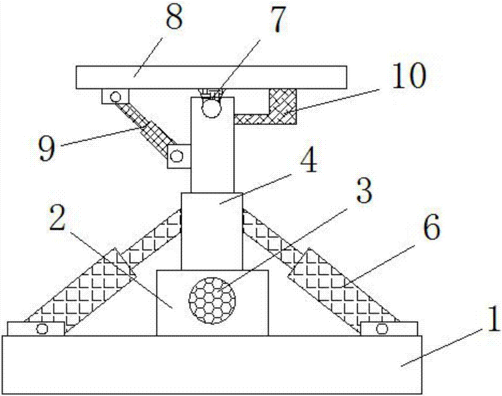 一种建筑机械用支撑架的制作方法与工艺