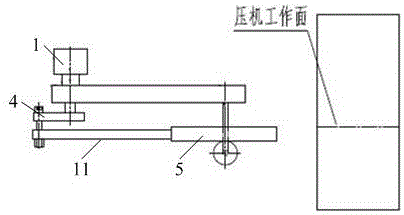 一種壓磚機(jī)送料的裝置的制作方法