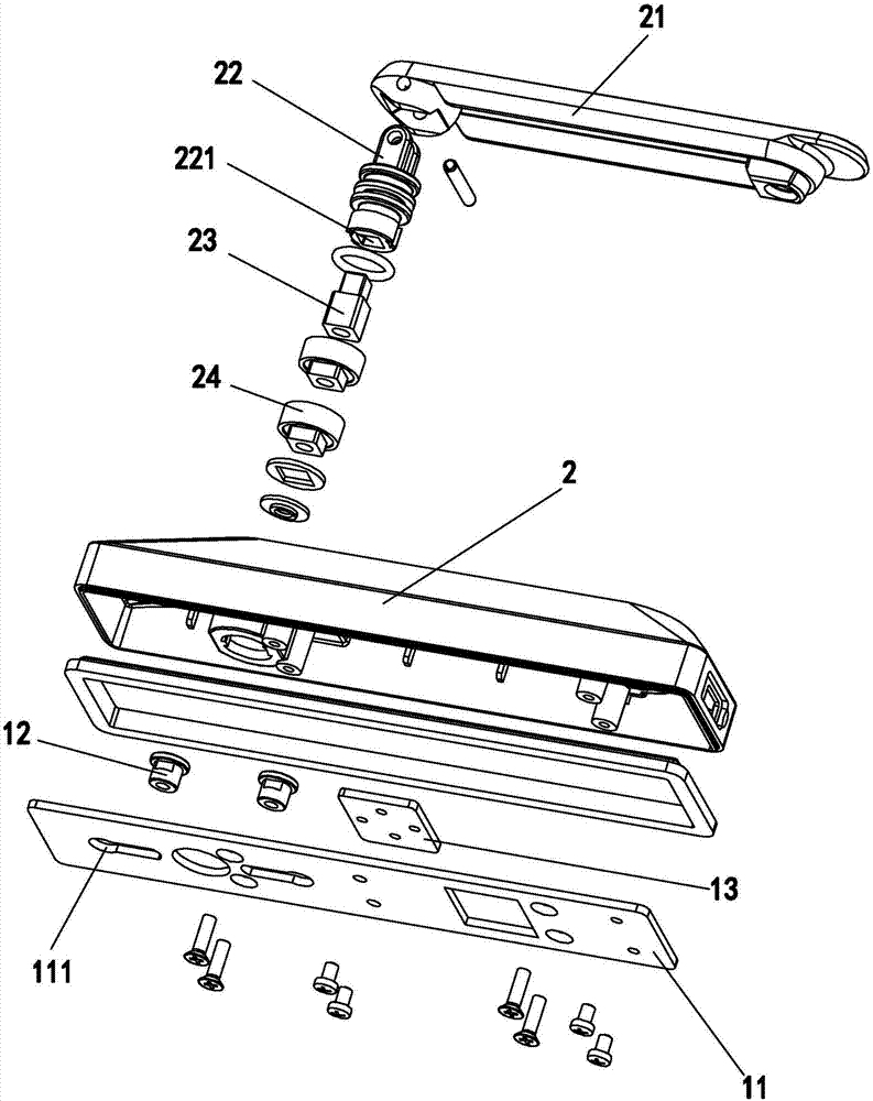 機(jī)柜鎖具的安裝組件的制作方法與工藝