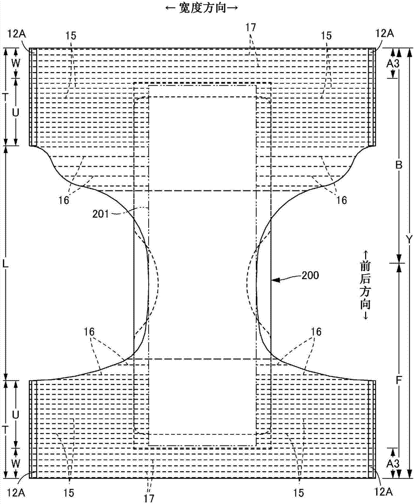 吸收性物品的伸縮結(jié)構(gòu)及其制造方法與流程