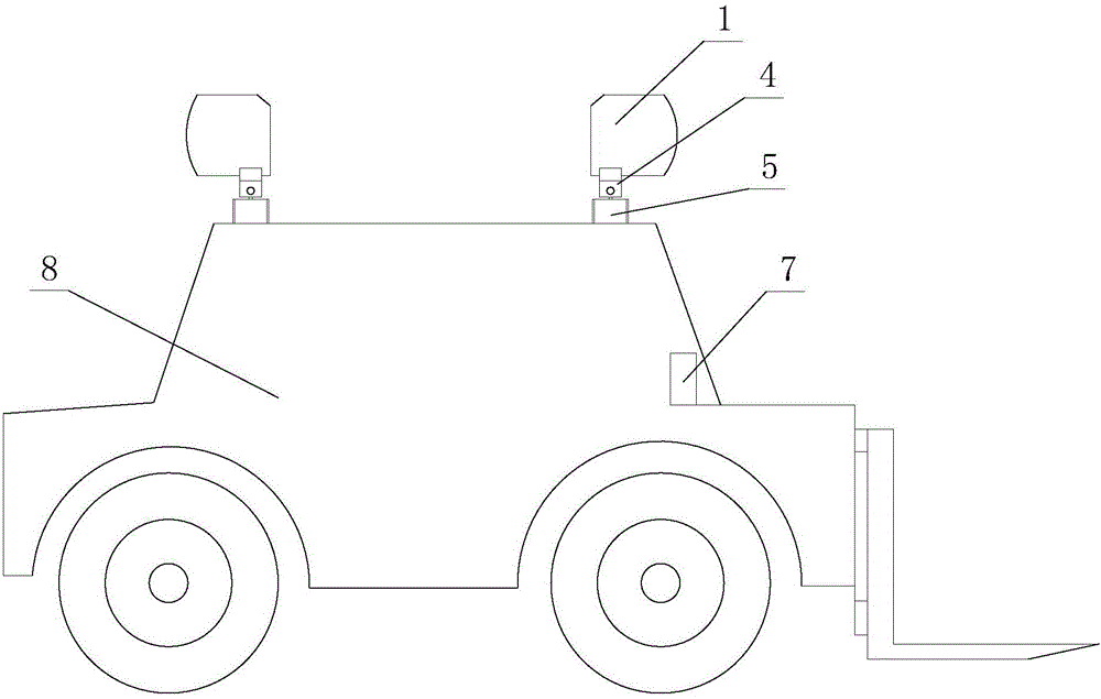 一種叉車警示燈的制作方法與工藝