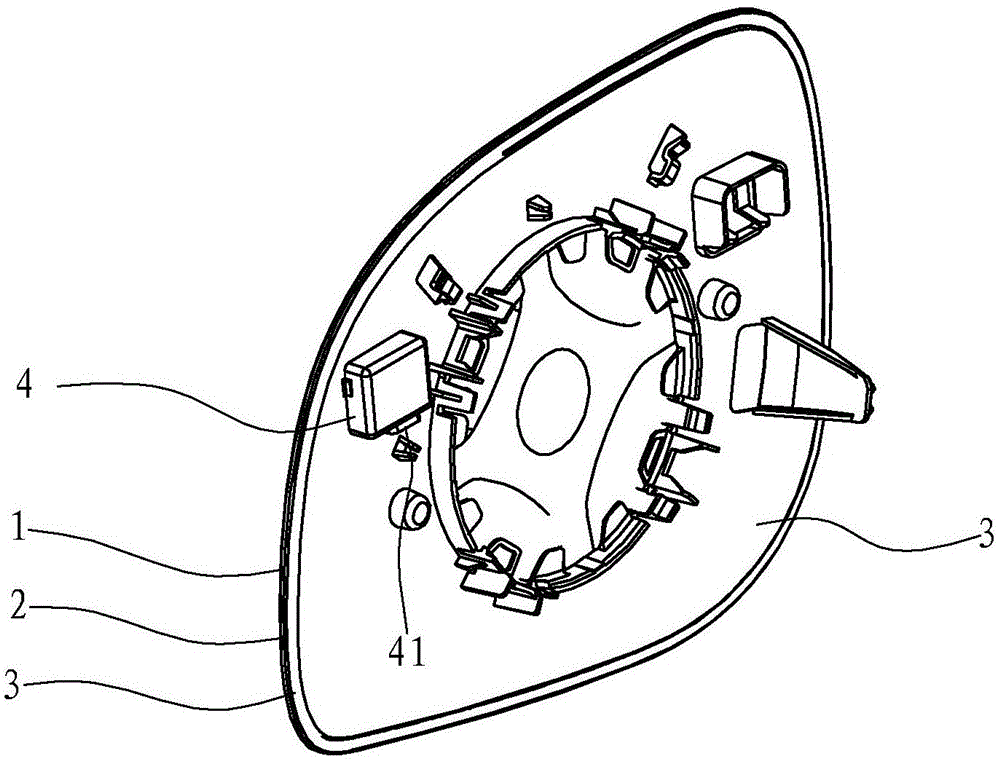 具有盲區(qū)監(jiān)測功能的汽車后視鏡的制作方法與工藝