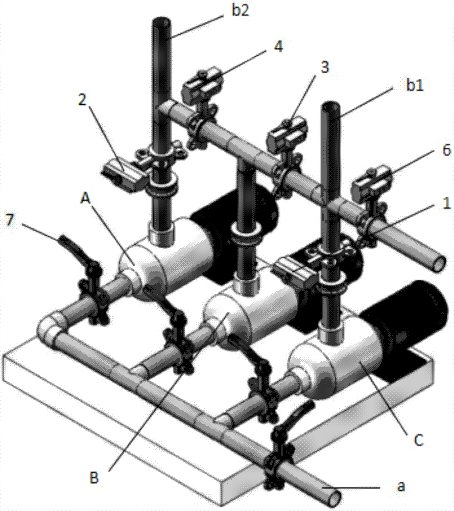 基于备用泵组的阀门连接结构的制作方法与工艺