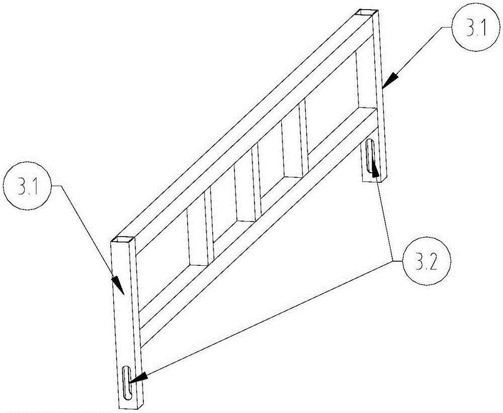 带翻转护栏的移动式料架的制作方法与工艺