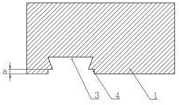 橱柜面框与侧板的榫槽连接结构的制作方法与工艺