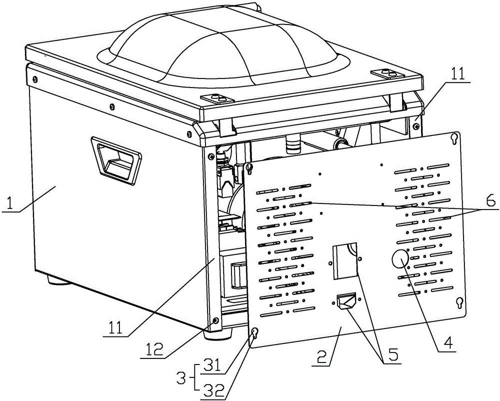 一種真空機(jī)的側(cè)殼體板結(jié)構(gòu)的制作方法與工藝