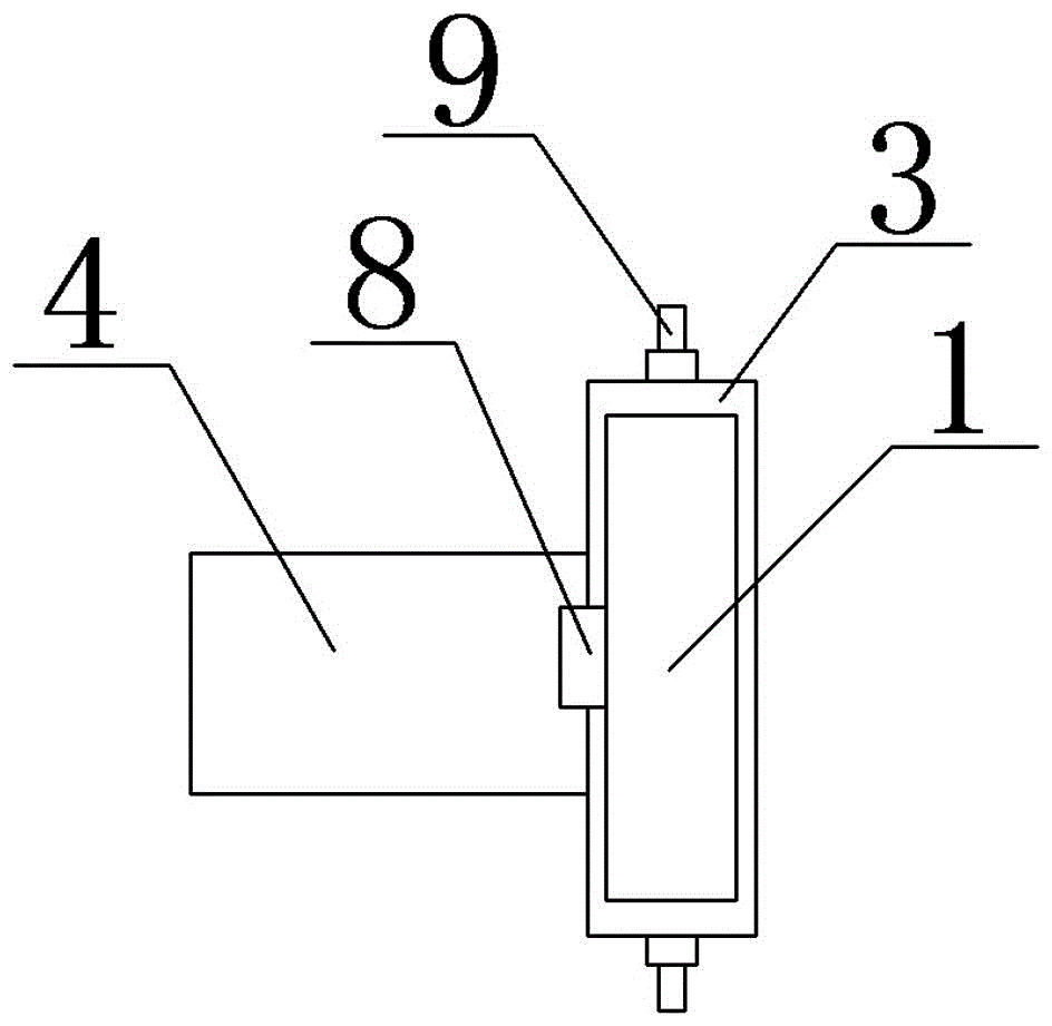 收排線機(jī)動(dòng)力轉(zhuǎn)軸裝置的制作方法