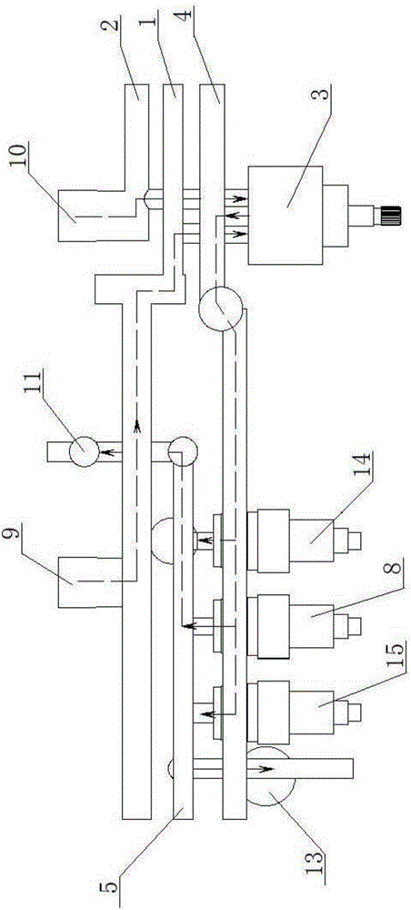 淋浴水路結構的制作方法與工藝