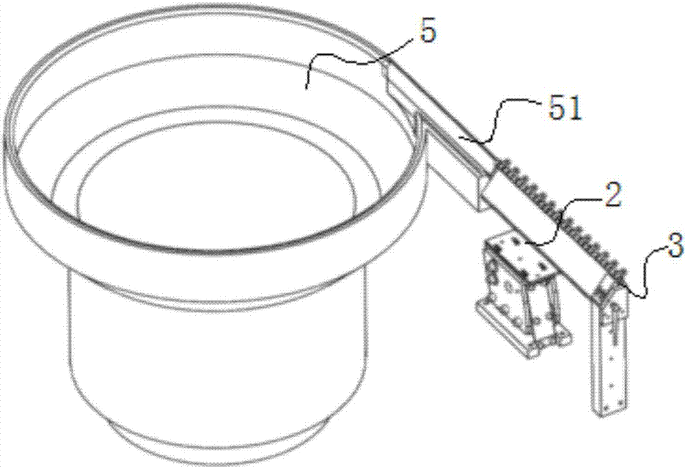 挂靠型筒灯弹簧自动上料装置的制作方法