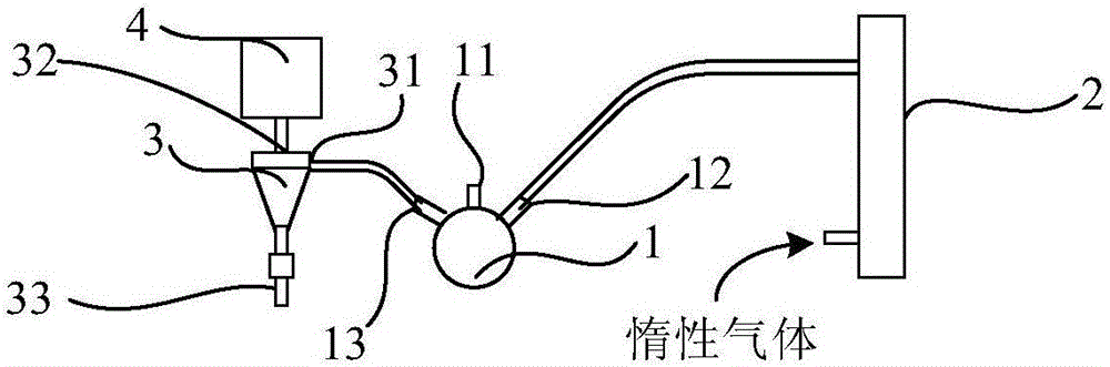 一種熱還原法制備石墨烯的進料裝置的制作方法