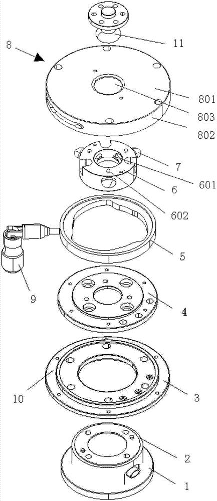 一种定位器机械式球头锁紧装置的制作方法