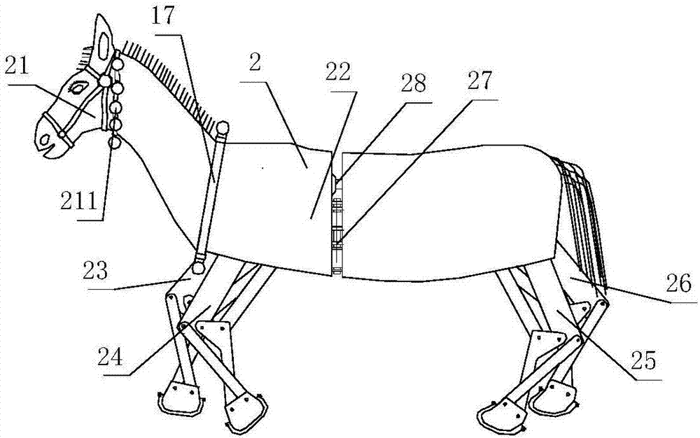 一種娛樂觀光機(jī)械馬車的制作方法與工藝