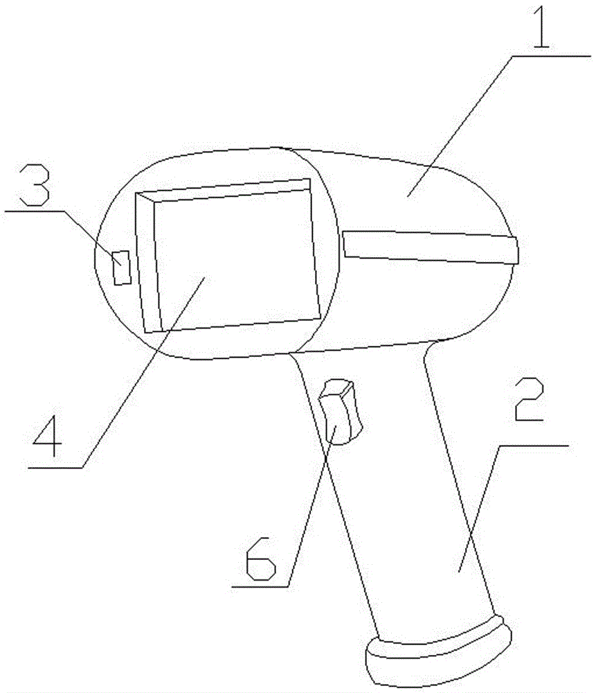 背景技术:现有条码扫描器只能读取条码所包含信息的阅读设备.