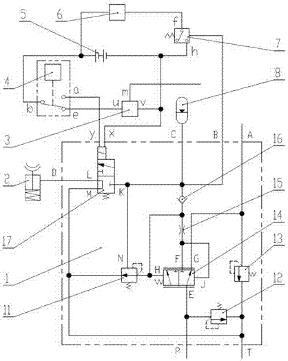 一种具有输出油源的电液控制手制动系统的制作方法与工艺