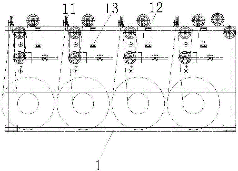 一种五头卧式包带机的制作方法与工艺