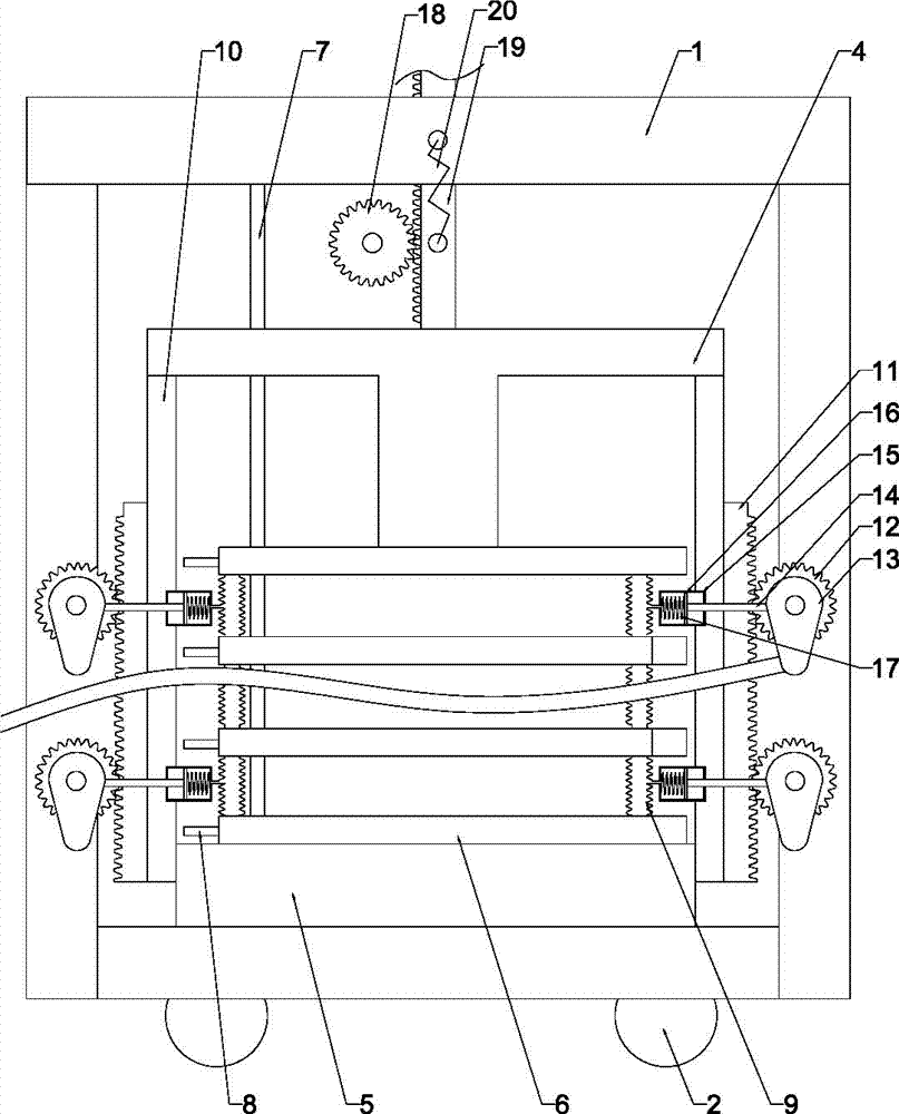 床墊熱壓成型裝置的制作方法