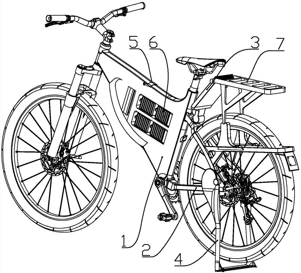 一種簡化還車方式的共享單車的制作方法與工藝