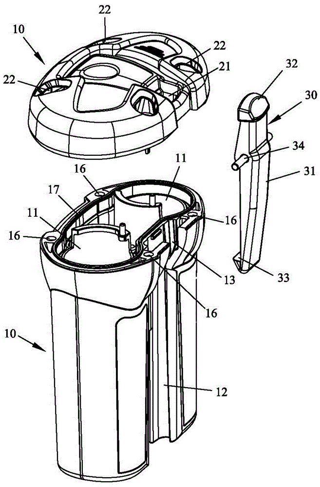 扣合式方便拆裝的電池盒的制作方法與工藝