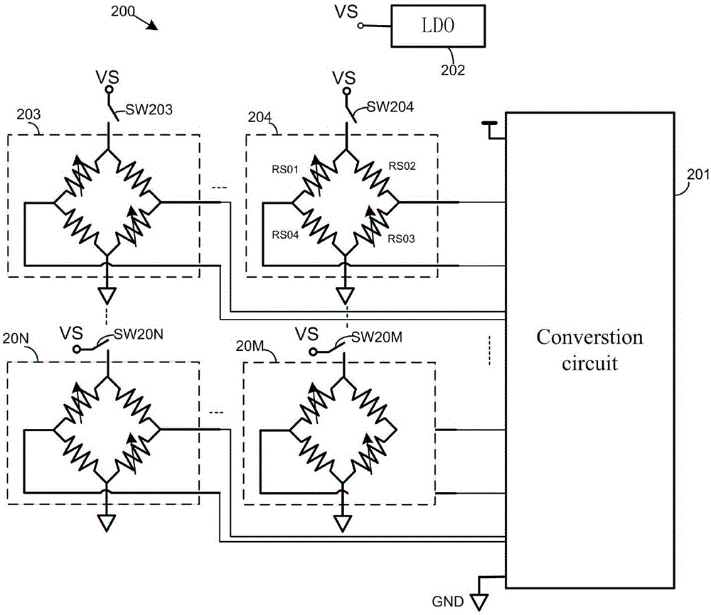 一種低功耗電橋陣列信號(hào)處理電路的制作方法與工藝