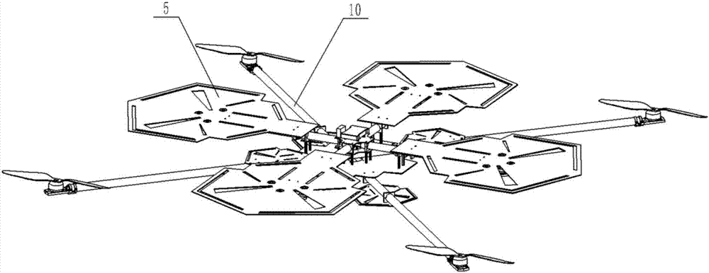 一种多旋翼无人机航母的两级平衡控制装置的制作方法