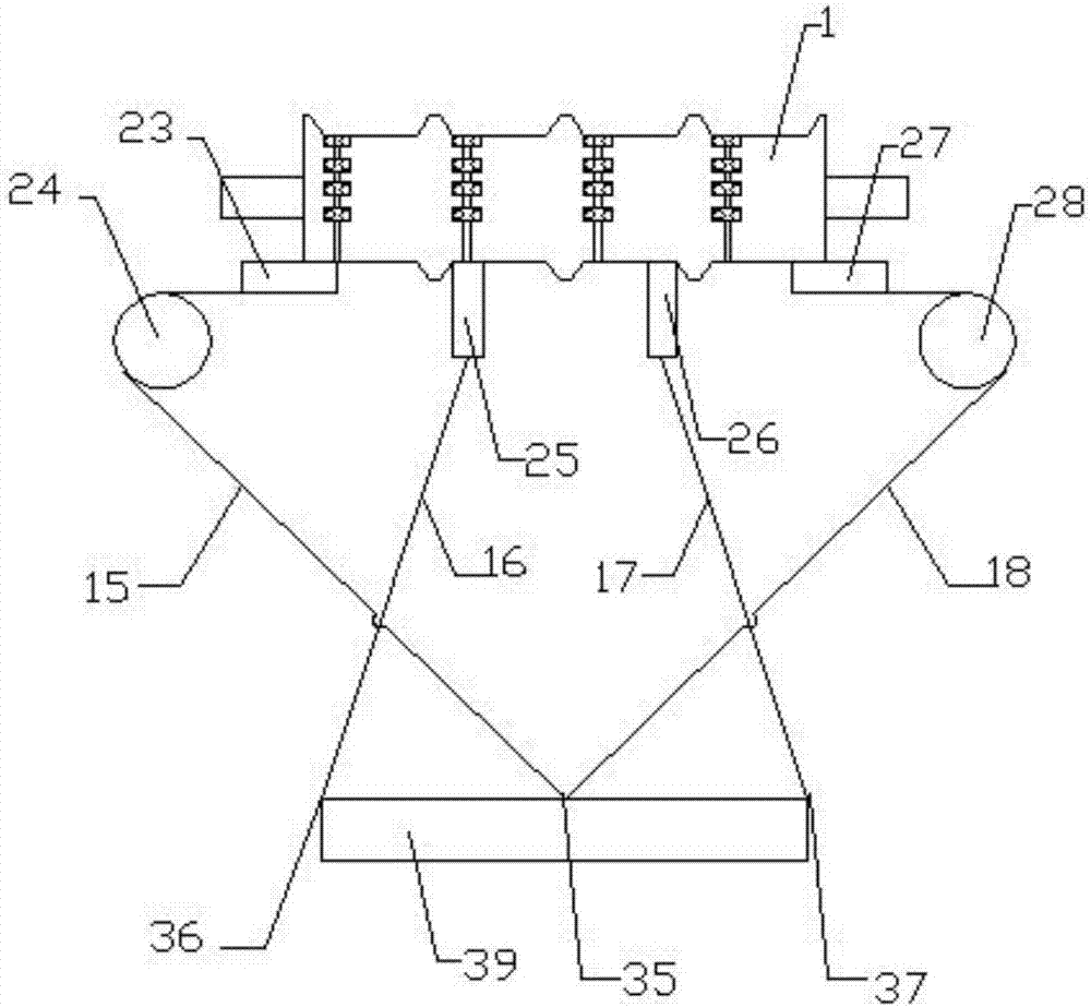 一種場(chǎng)橋吊具的防搖機(jī)構(gòu)的制作方法與工藝