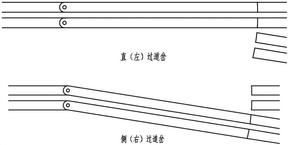 一種懸掛空鐵雙輪轉(zhuǎn)轍同向同步轉(zhuǎn)轍道岔的制作方法與工藝