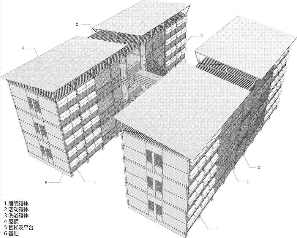 一种提升群体住居品质的多功能箱体组合建筑的制作方法与工艺