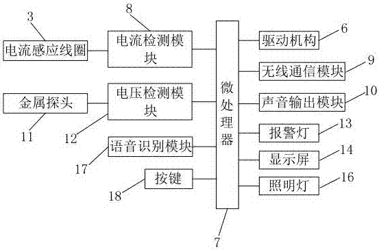 一種可無(wú)線傳輸數(shù)據(jù)的鉗形電流表的制作方法與工藝