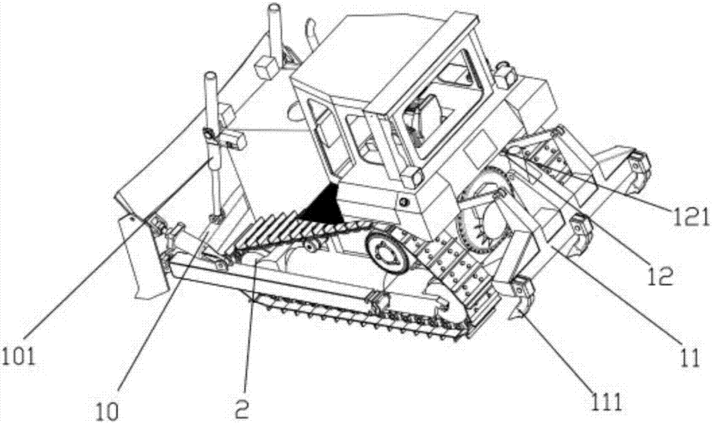 一种履带推土车的制作方法