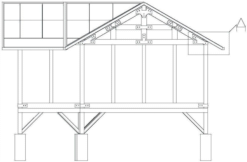 模块化墙体和屋顶的连接结构及房屋的制作方法与工艺