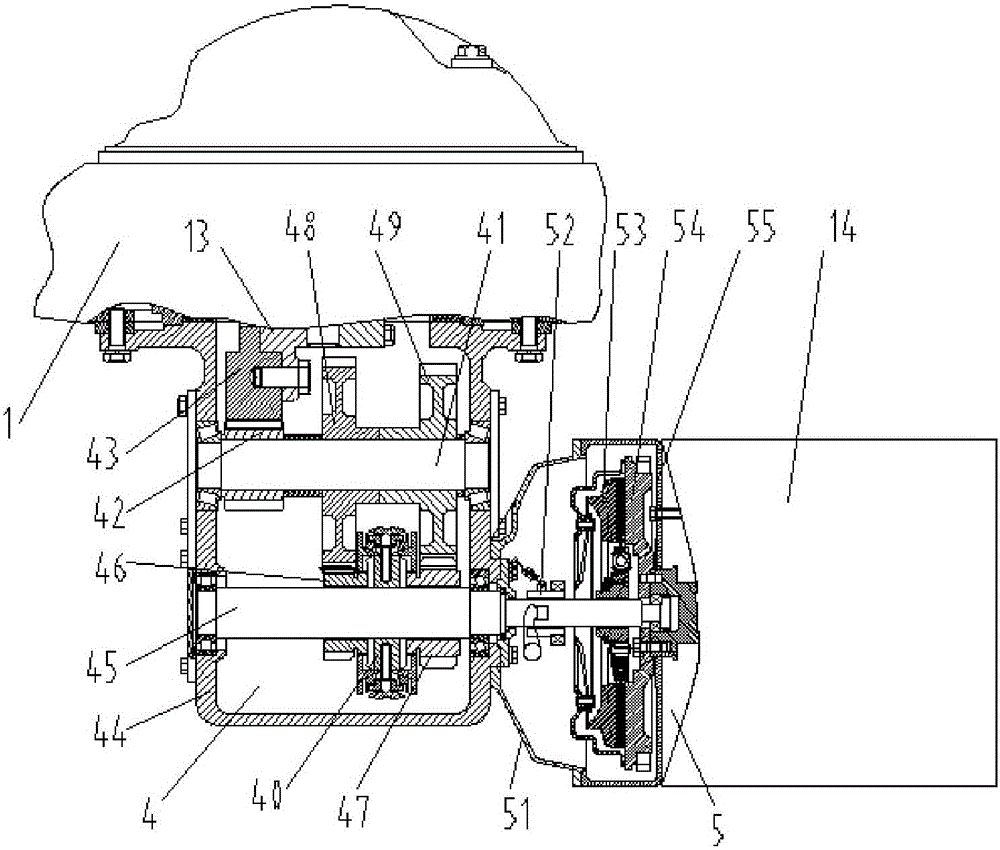 一種直角輸入電機變速驅(qū)動橋整體驅(qū)動系統(tǒng)的制作方法與工藝