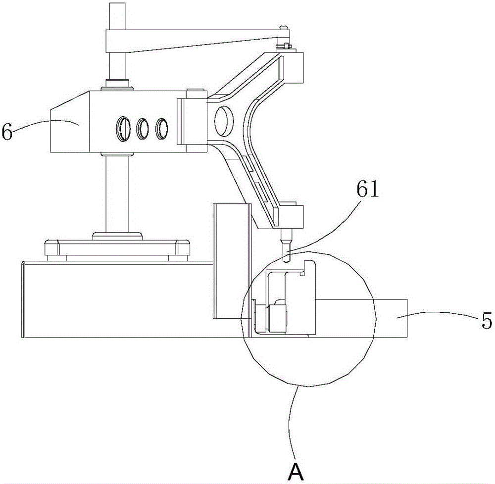 用于角钢工件割孔作业的进料装置的制作方法