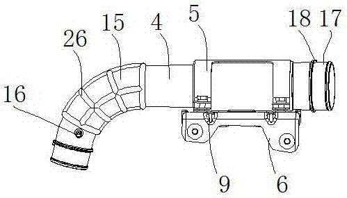 一種焊接型管道固定結(jié)構(gòu)及其進(jìn)氣系統(tǒng)中間段管道的制作方法與工藝