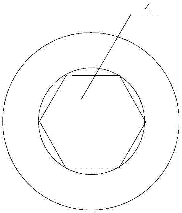 一种半空心内六角螺丝的制作方法