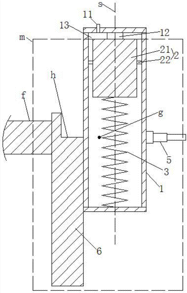 一種重錘氣缸及振動電機(jī)偏心塊組件的制作方法與工藝