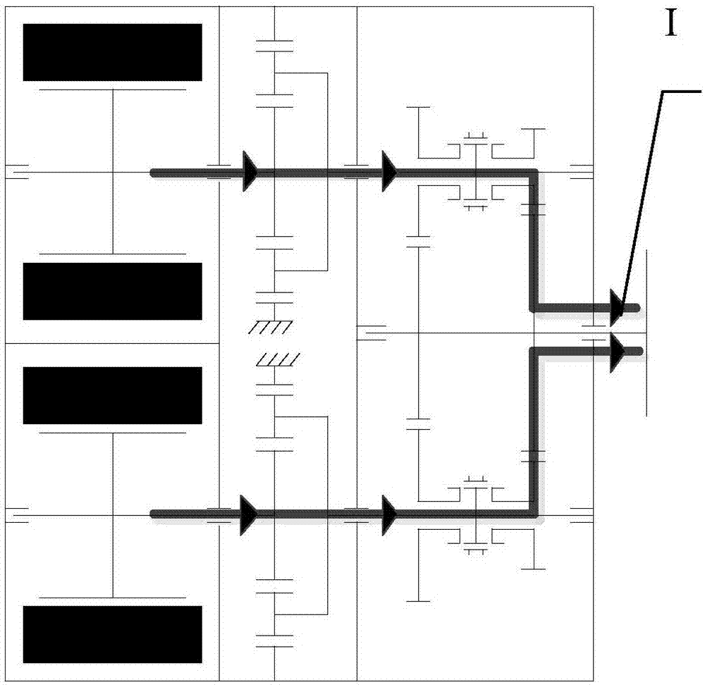 一種無(wú)動(dòng)力中斷的雙電機(jī)緊湊型變速箱的制作方法與工藝