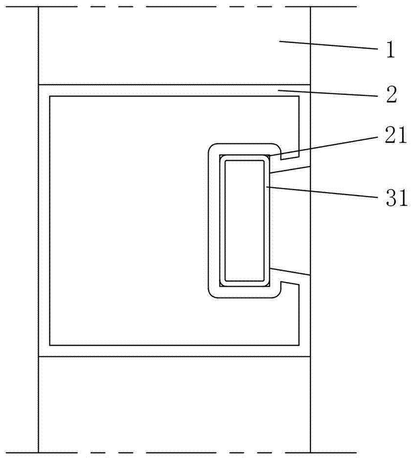 基于內(nèi)擴(kuò)凹槽的幕墻龍骨連接結(jié)構(gòu)的制作方法與工藝