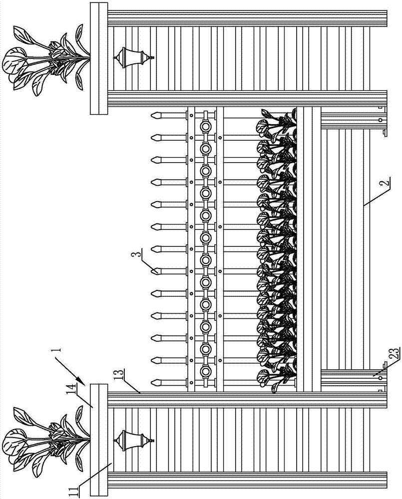 花箱护栏式围墙的制作方法与工艺