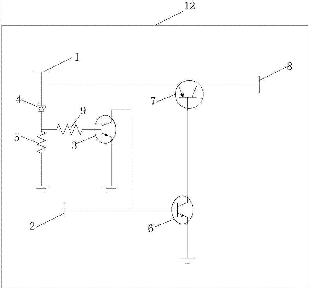 一種過(guò)壓保護(hù)電路以及電子控制單元ECU輸出電路的制作方法與工藝