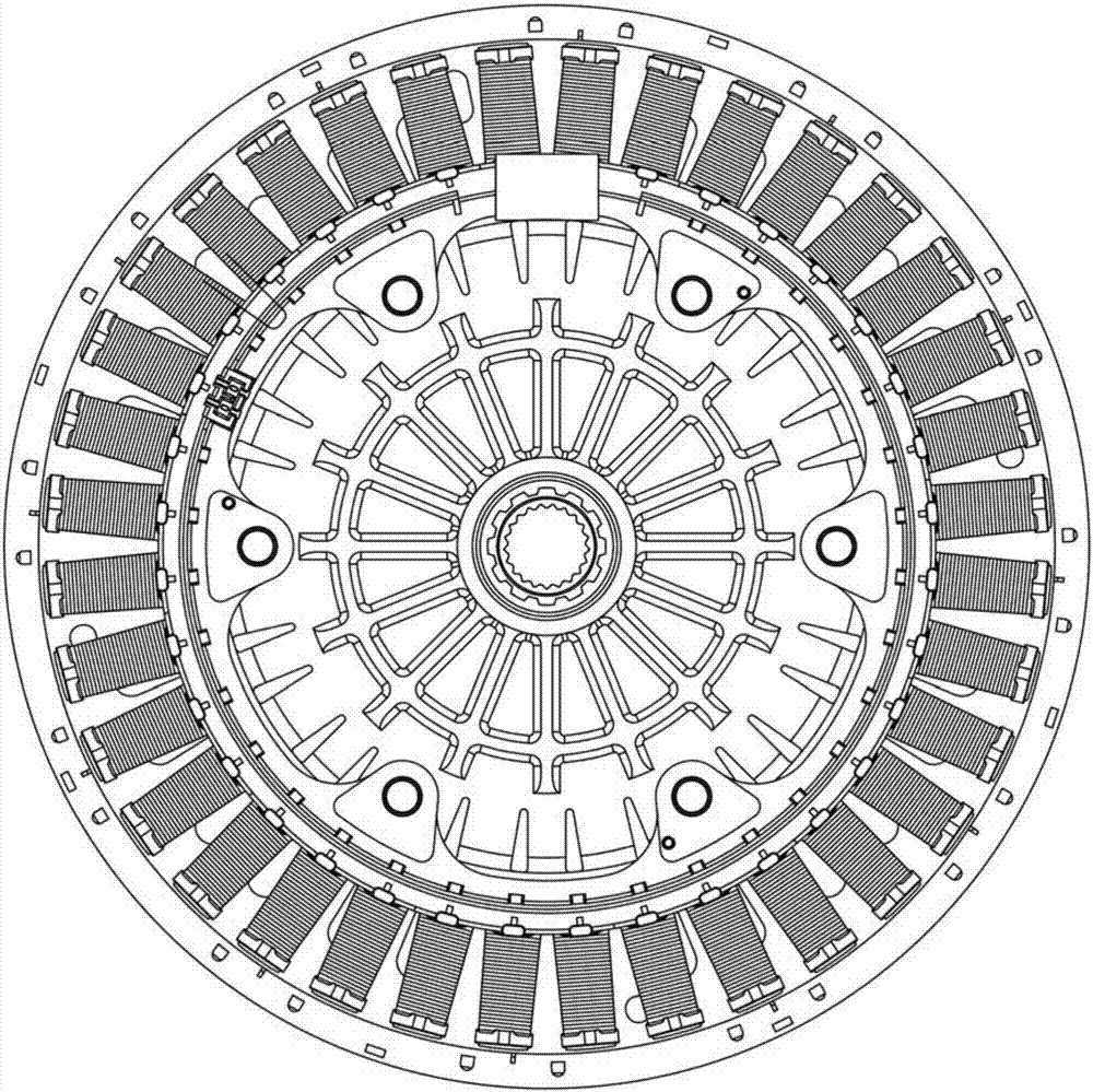 滾筒洗衣機(jī)用無(wú)刷直流電動(dòng)機(jī)的制作方法與工藝